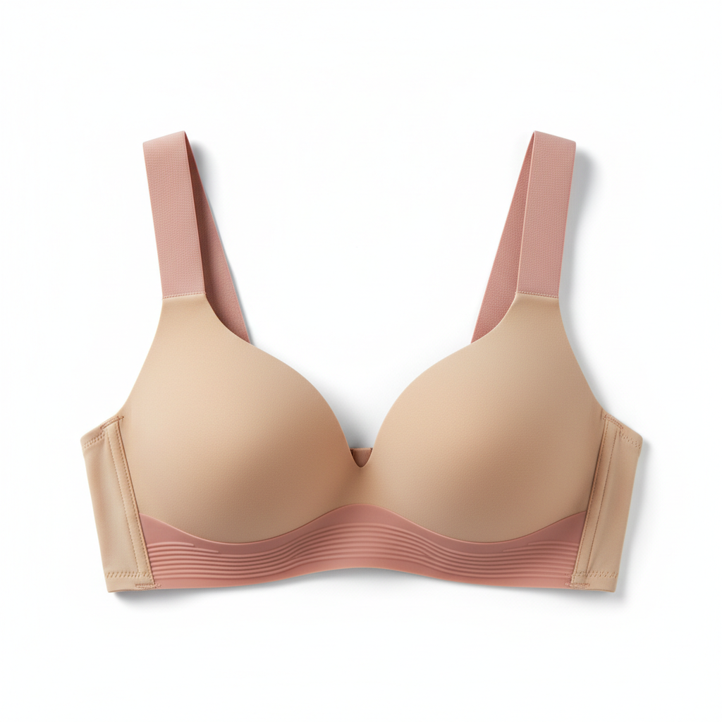 Women's Jelly Support Bra wire-free with thick straps