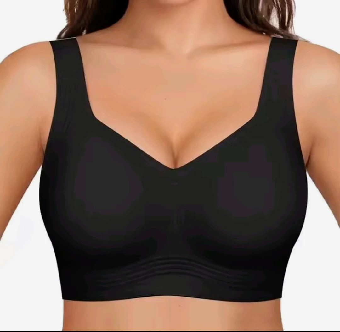Plus Size Push Up Bra – Seamless, Wireless & Breathable