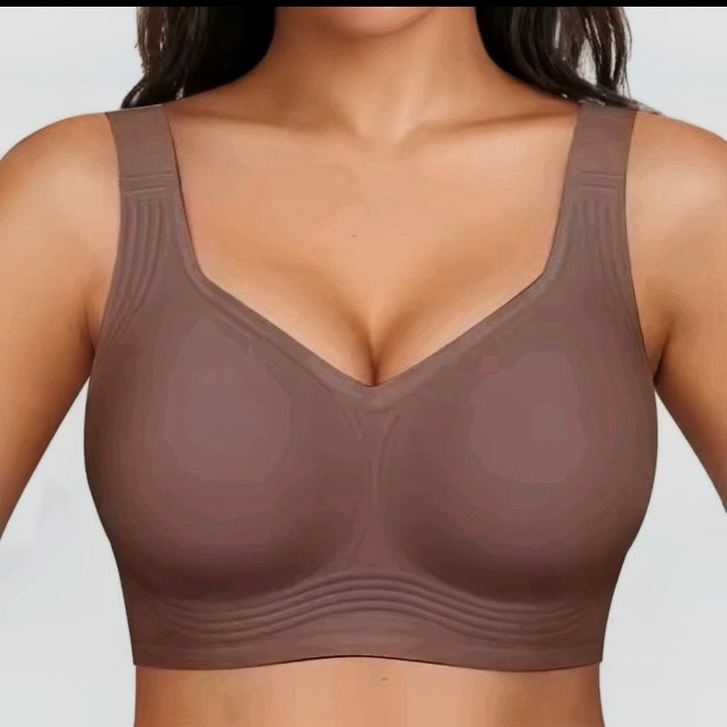 Plus Size Push Up Bra – Seamless, Wireless & Breathable